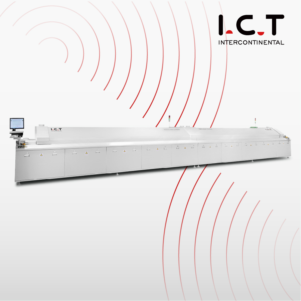 ICT |SMT 라인 용 SMD 리플 로우 오븐 LED SMT 기계