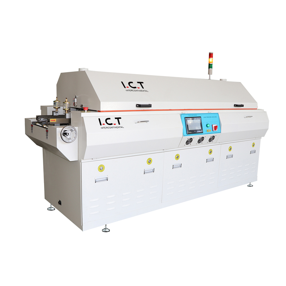 I.C.T -t4 | 고품질 SMT PCB 리플 로우 납땜 오븐 머신