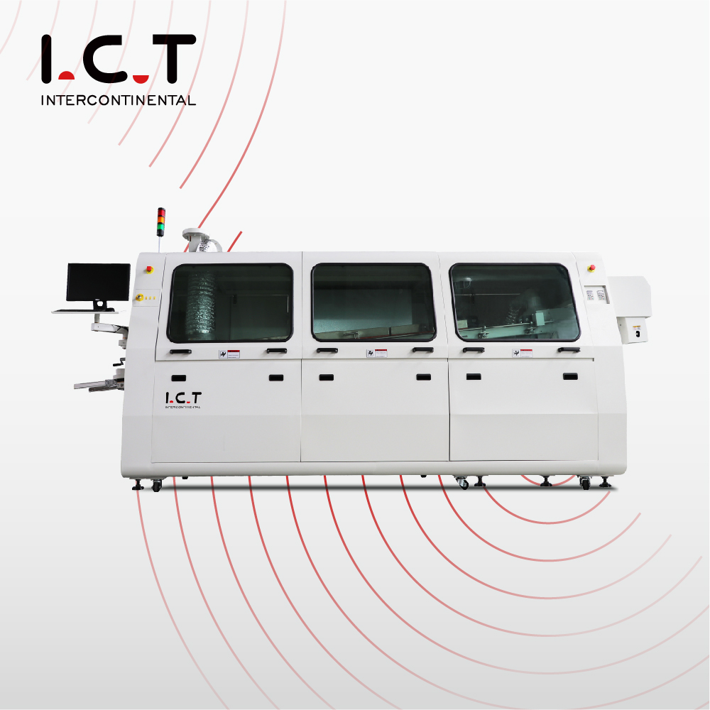 ICT |열교환기 PCB 웨이브 솔더링 THT 머신용 딥 솔더링 머신