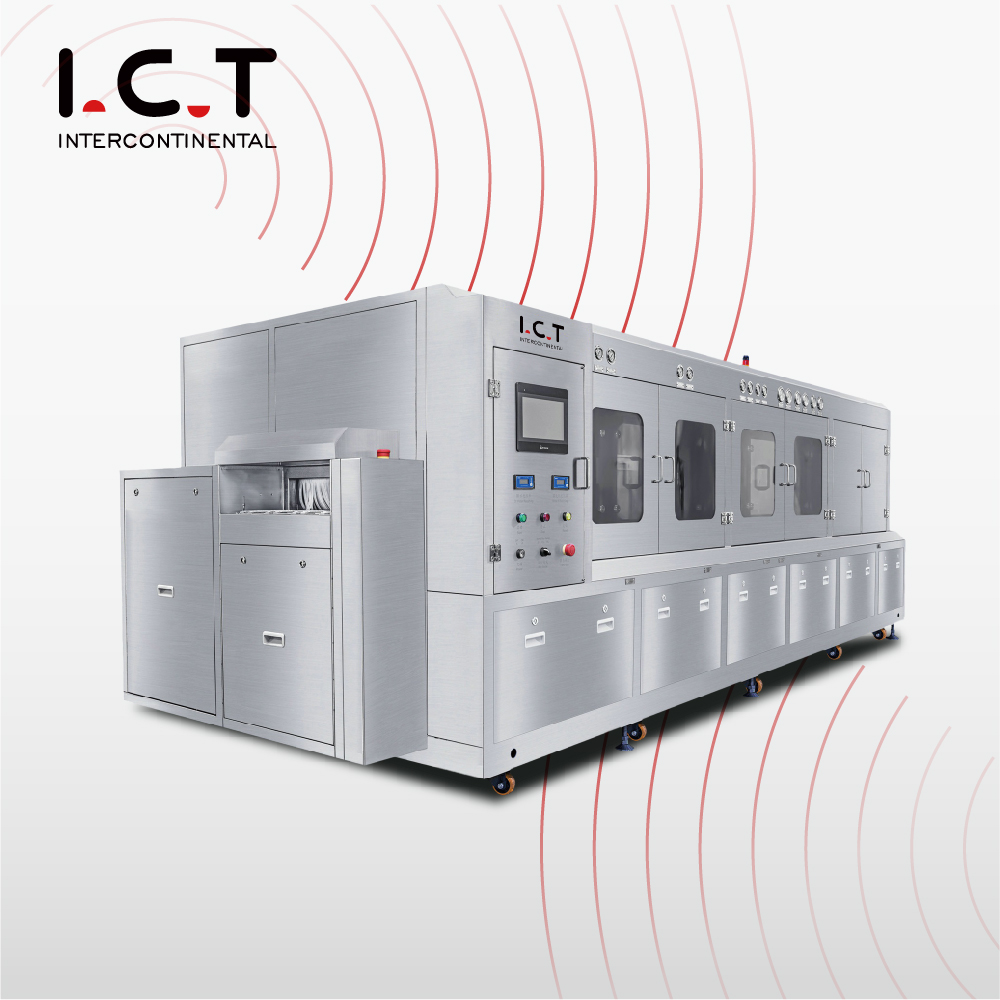 ICT |SMT 스틸 메쉬 플럭스 PCB 알코올 접촉 클리너 스프레이 기계